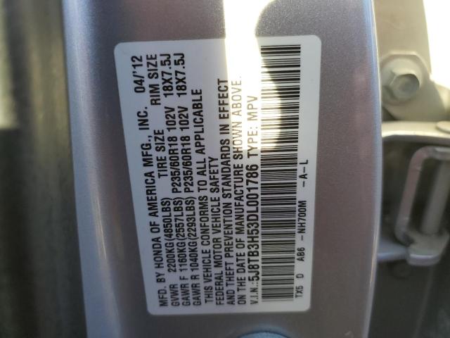 Photo 12 VIN: 5J8TB3H53DL001786 - ACURA RDX 