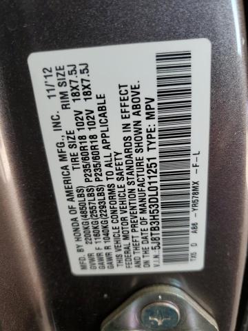 Photo 11 VIN: 5J8TB3H53DL011251 - ACURA RDX TECHNO 