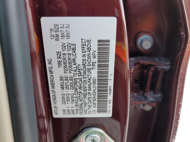 Photo 13 VIN: 5J8TB3H53HL016651 - ACURA RDX TECHNO 