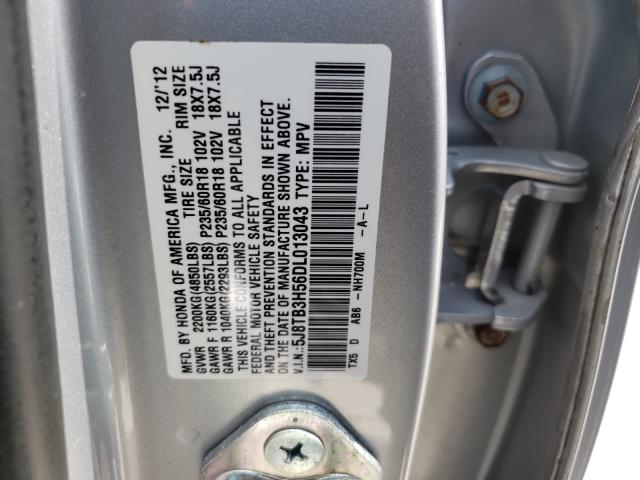 Photo 9 VIN: 5J8TB3H56DL013043 - ACURA RDX TECHNO 