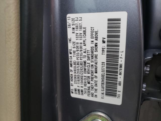 Photo 9 VIN: 5J8TB3H56EL007129 - ACURA RDX TECHNO 