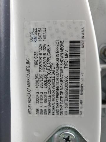 Photo 12 VIN: 5J8TB3H56GL003956 - ACURA RDX TECHNO 