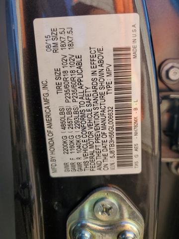 Photo 12 VIN: 5J8TB3H56GL006632 - ACURA RDX TECHNO 