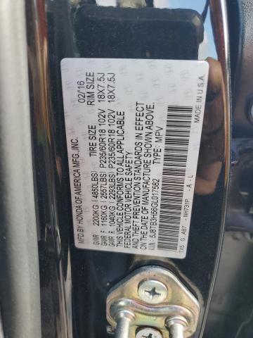 Photo 12 VIN: 5J8TB3H56GL017582 - ACURA RDX TECHNO 