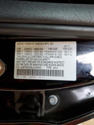 Photo 12 VIN: 5J8TB3H56JL000465 - ACURA RDX TECHNO 