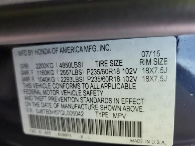 Photo 13 VIN: 5J8TB3H57GL006042 - ACURA RDX TECHNO 