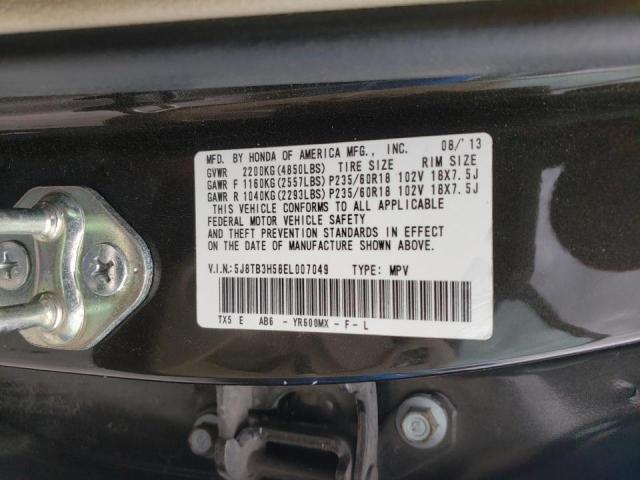 Photo 9 VIN: 5J8TB3H58EL007049 - ACURA RDX TECHNO 