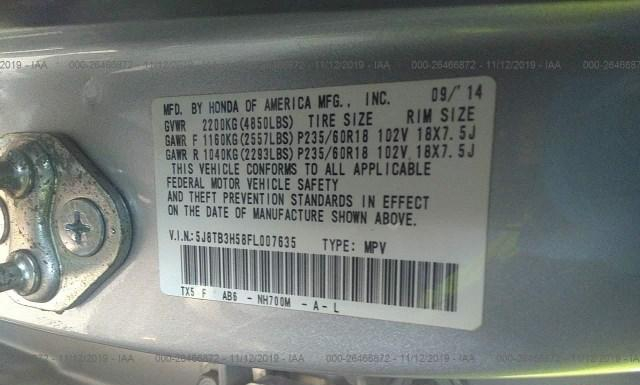 Photo 8 VIN: 5J8TB3H58FL007635 - ACURA RDX 