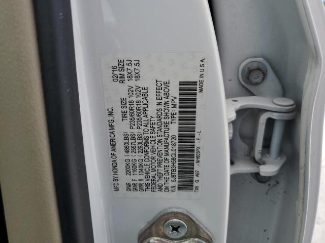 Photo 12 VIN: 5J8TB3H58GL018720 - ACURA RDX TECHNO 