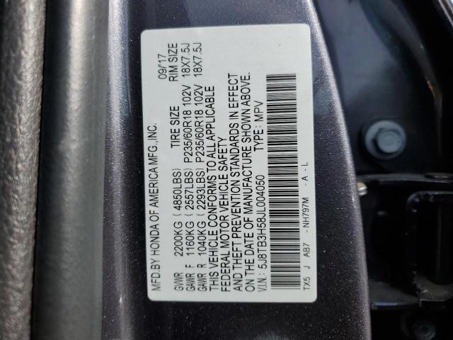 Photo 12 VIN: 5J8TB3H58JL004050 - ACURA RDX TECHNO 