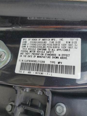 Photo 9 VIN: 5J8TB3H59EL010266 - ACURA RDX TECHNO 