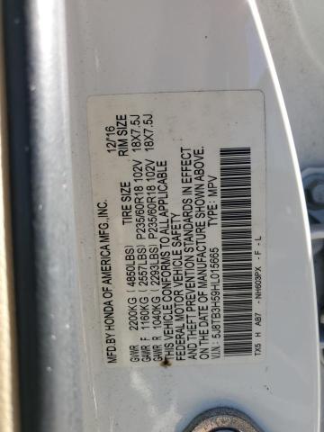 Photo 12 VIN: 5J8TB3H59HL015665 - ACURA RDX TECHNO 