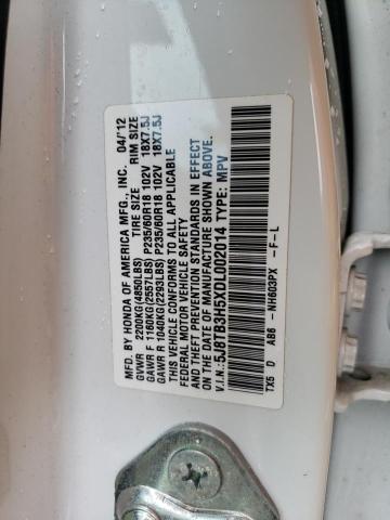 Photo 12 VIN: 5J8TB3H5XDL002014 - ACURA RDX TECHNO 