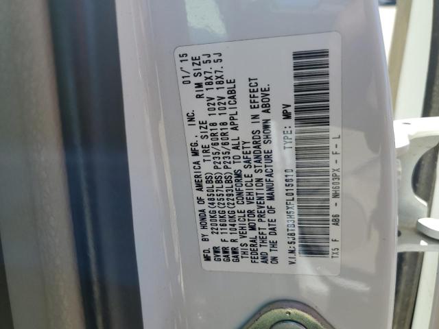 Photo 11 VIN: 5J8TB3H5XFL015610 - ACURA RDX TECHNO 