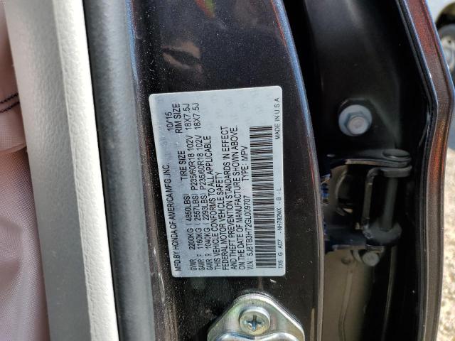 Photo 9 VIN: 5J8TB3H72GL009707 - ACURA RDX ADVANC 