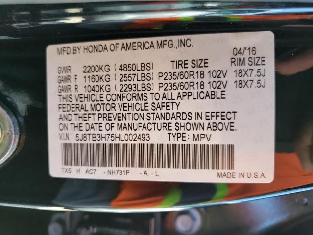 Photo 9 VIN: 5J8TB3H75HL002493 - ACURA RDX ADVANC 