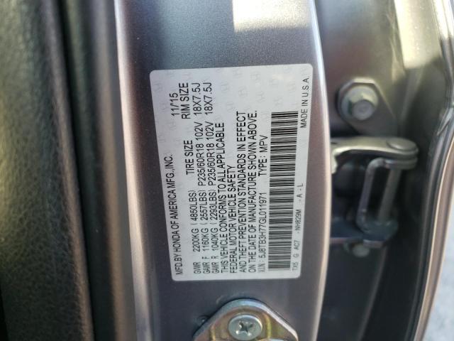 Photo 9 VIN: 5J8TB3H77GL011971 - ACURA RDX ADVANC 