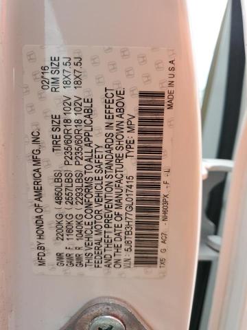 Photo 12 VIN: 5J8TB3H77GL017415 - ACURA RDX ADVANC 