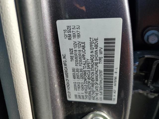 Photo 13 VIN: 5J8TB3H7XHL015787 - ACURA RDX ADVANC 