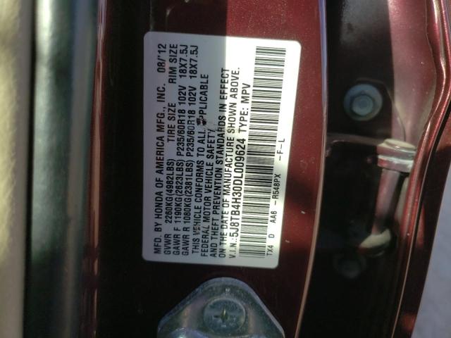 Photo 12 VIN: 5J8TB4H30DL009624 - ACURA RDX 