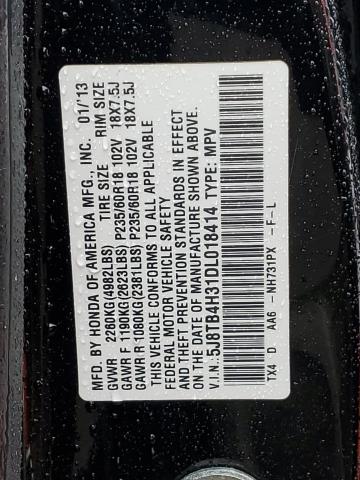 Photo 11 VIN: 5J8TB4H31DL018414 - ACURA RDX 