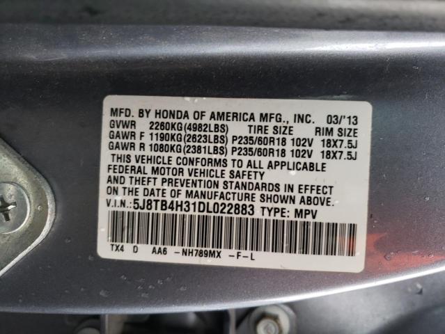 Photo 13 VIN: 5J8TB4H31DL022883 - ACURA RDX 