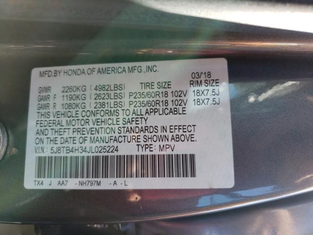 Photo 9 VIN: 5J8TB4H34JL025224 - ACURA RDX 