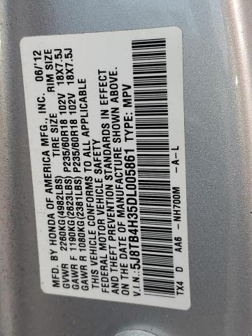 Photo 13 VIN: 5J8TB4H35DL005861 - ACURA RDX 