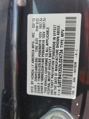 Photo 12 VIN: 5J8TB4H35DL024734 - ACURA RDX 