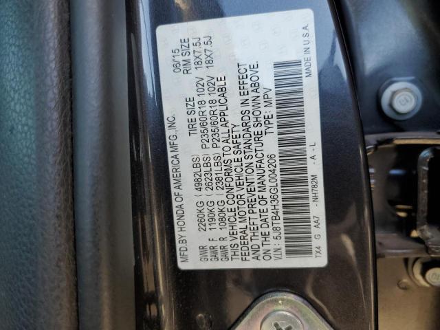 Photo 12 VIN: 5J8TB4H36GL004206 - ACURA RDX 