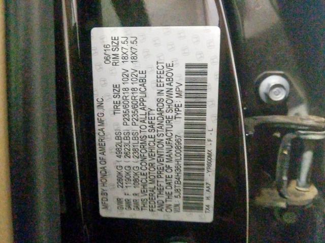 Photo 9 VIN: 5J8TB4H36HL008967 - ACURA RDX 