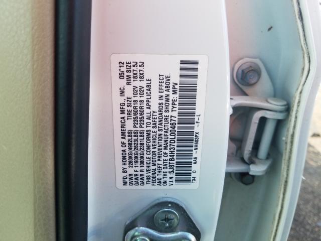 Photo 9 VIN: 5J8TB4H37DL004677 - ACURA RDX 