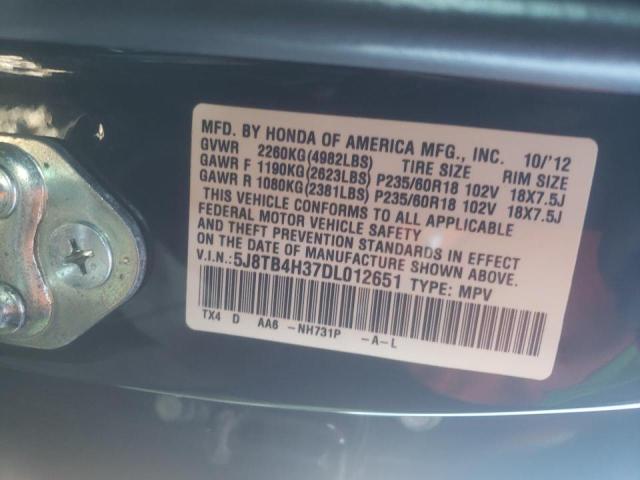 Photo 9 VIN: 5J8TB4H37DL012651 - ACURA RDX 