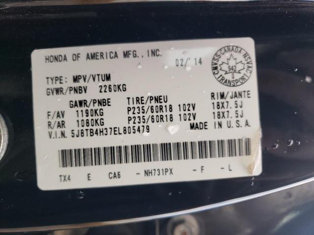 Photo 13 VIN: 5J8TB4H37EL805479 - ACURA RDX 