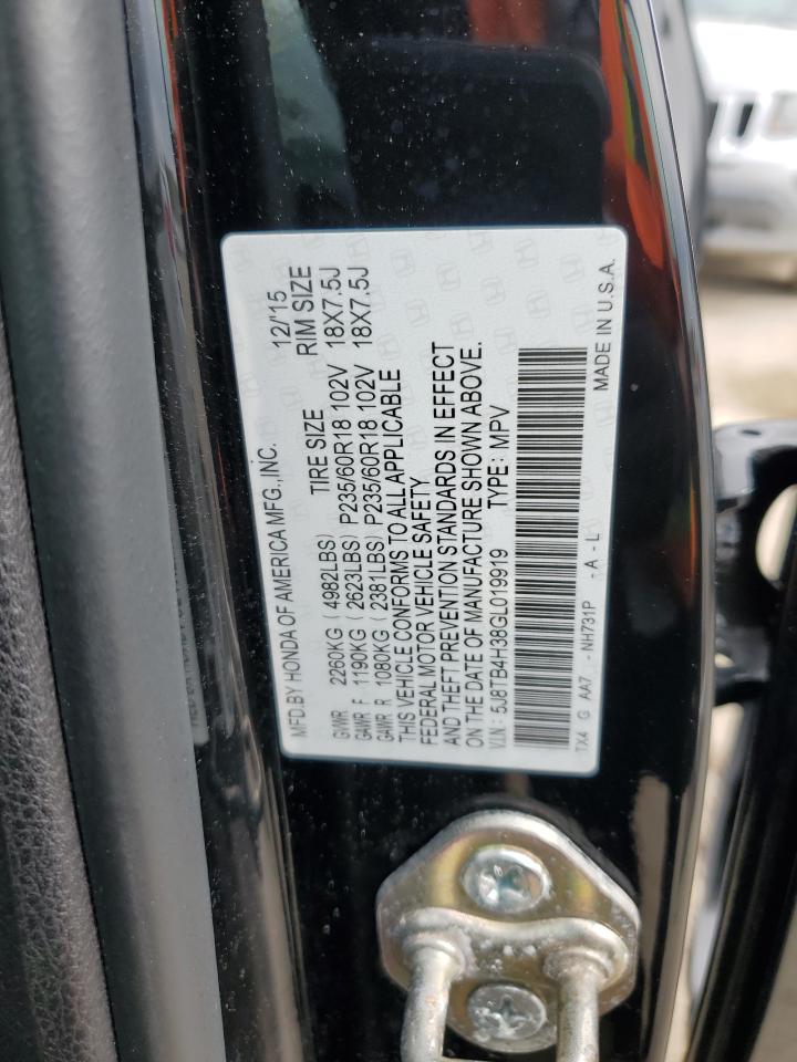 Photo 12 VIN: 5J8TB4H38GL019919 - ACURA RDX 