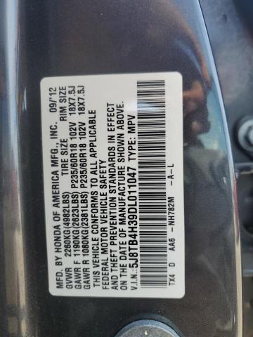 Photo 12 VIN: 5J8TB4H39DL011047 - ACURA RDX 