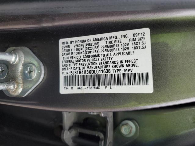 Photo 12 VIN: 5J8TB4H3XDL011638 - ACURA RDX 