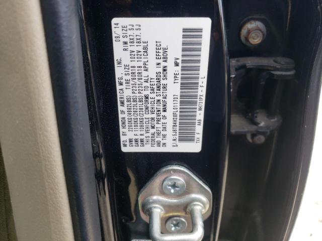 Photo 9 VIN: 5J8TB4H3XFL011707 - ACURA RDX 