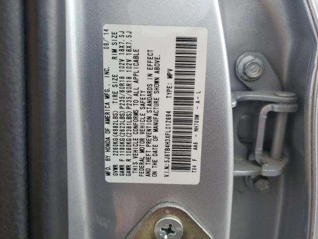 Photo 12 VIN: 5J8TB4H3XFL012694 - ACURA RDX 