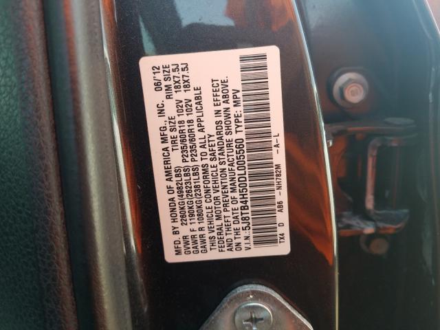 Photo 9 VIN: 5J8TB4H50DL005560 - ACURA RDX TECHNO 