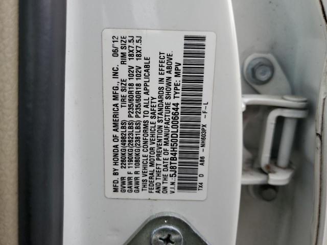 Photo 12 VIN: 5J8TB4H50DL006644 - ACURA RDX TECHNO 