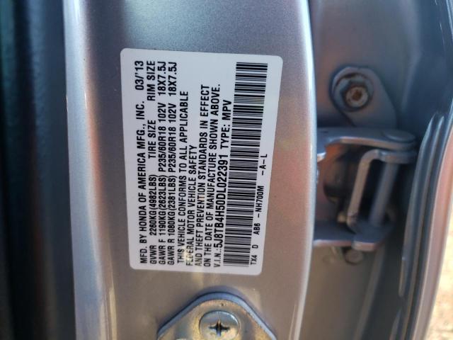 Photo 9 VIN: 5J8TB4H50DL022391 - ACURA RDX TECHNO 