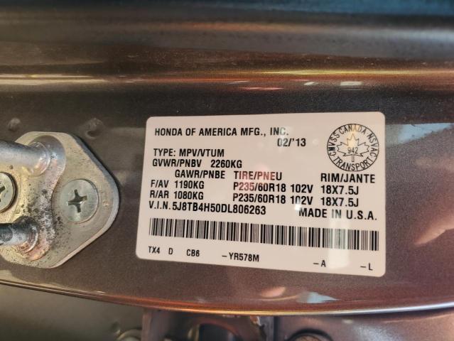 Photo 12 VIN: 5J8TB4H50DL806263 - ACURA RDX TECHNO 