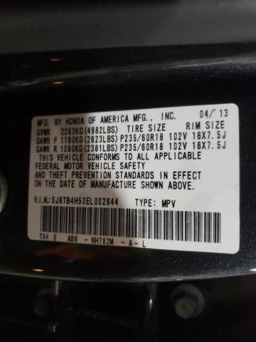 Photo 9 VIN: 5J8TB4H50EL002644 - ACURA RDX 