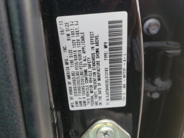 Photo 9 VIN: 5J8TB4H50EL013160 - ACURA RDX TECHNO 