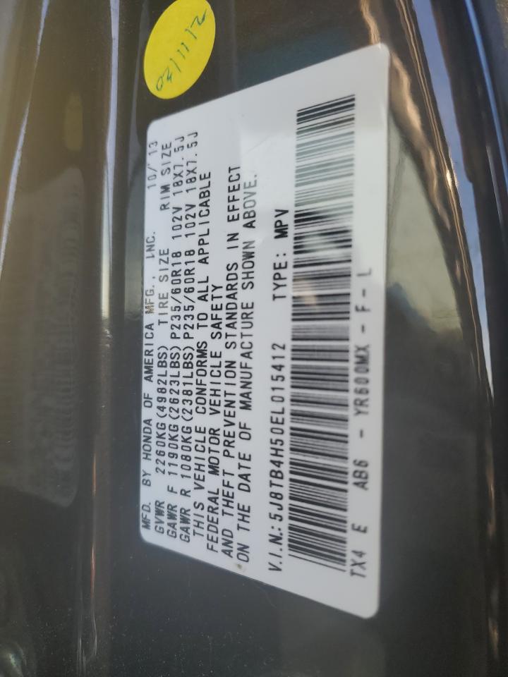 Photo 11 VIN: 5J8TB4H50EL015412 - ACURA RDX 