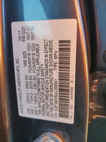 Photo 12 VIN: 5J8TB4H50JL009541 - ACURA RDX TECHNO 