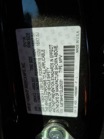 Photo 12 VIN: 5J8TB4H51GL025031 - ACURA RDX TECHNO 