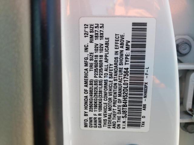 Photo 9 VIN: 5J8TB4H52DL017564 - ACURA RDX TECHNO 