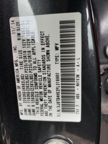 Photo 12 VIN: 5J8TB4H52FL018880 - ACURA RDX TECHNO 